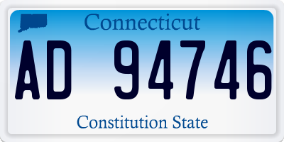 CT license plate AD94746