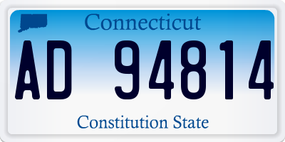 CT license plate AD94814