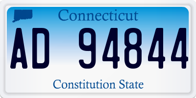 CT license plate AD94844