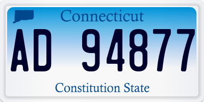 CT license plate AD94877