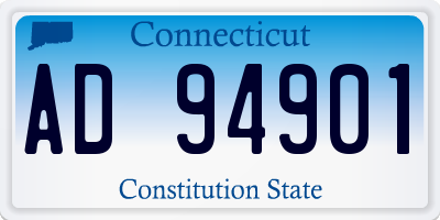 CT license plate AD94901