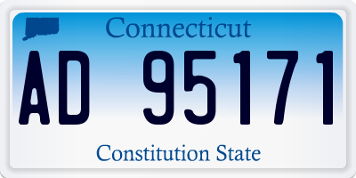 CT license plate AD95171