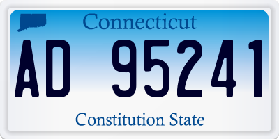 CT license plate AD95241