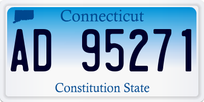 CT license plate AD95271