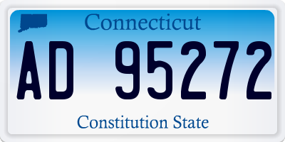 CT license plate AD95272