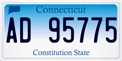 CT license plate AD95775