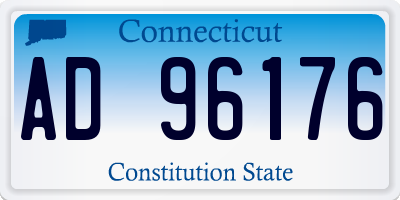 CT license plate AD96176