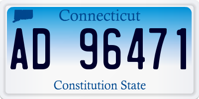 CT license plate AD96471