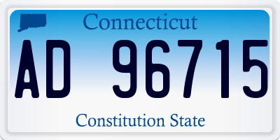 CT license plate AD96715