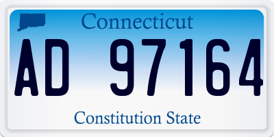 CT license plate AD97164