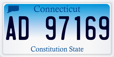 CT license plate AD97169