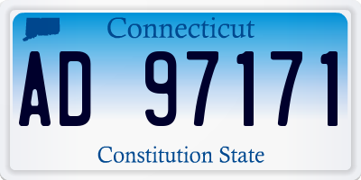 CT license plate AD97171