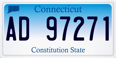 CT license plate AD97271