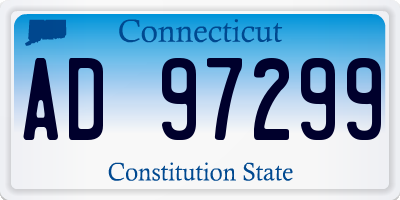 CT license plate AD97299