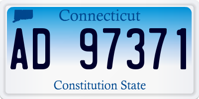 CT license plate AD97371
