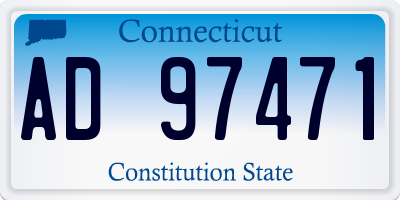 CT license plate AD97471