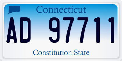 CT license plate AD97711