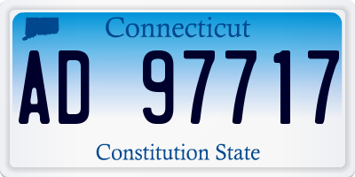 CT license plate AD97717