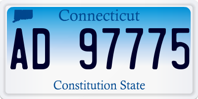 CT license plate AD97775