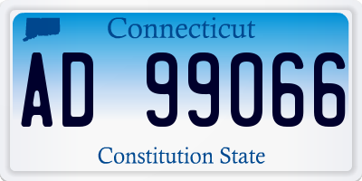 CT license plate AD99066