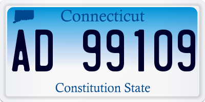 CT license plate AD99109