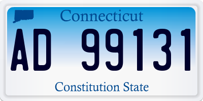 CT license plate AD99131