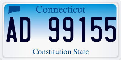 CT license plate AD99155