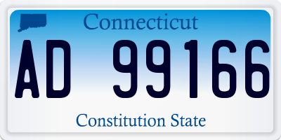 CT license plate AD99166