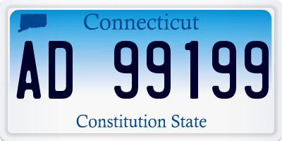 CT license plate AD99199