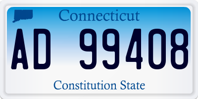 CT license plate AD99408