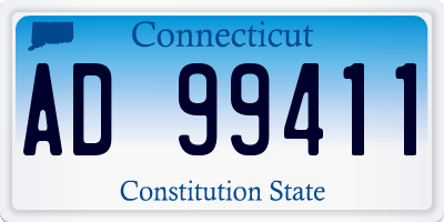 CT license plate AD99411