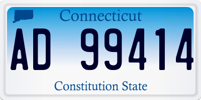 CT license plate AD99414