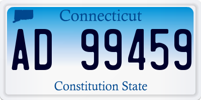 CT license plate AD99459