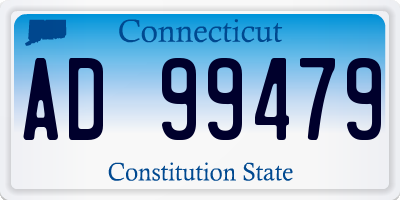 CT license plate AD99479