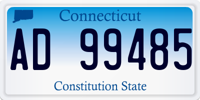 CT license plate AD99485