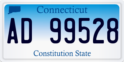CT license plate AD99528