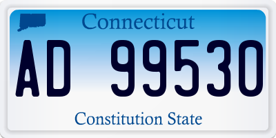 CT license plate AD99530