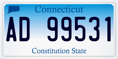 CT license plate AD99531