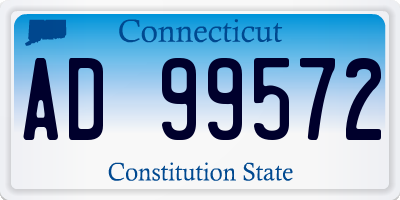 CT license plate AD99572