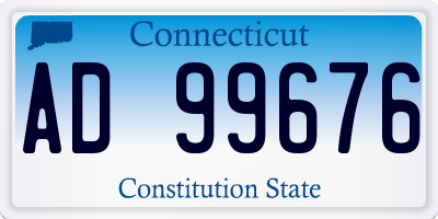 CT license plate AD99676