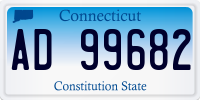 CT license plate AD99682