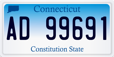 CT license plate AD99691