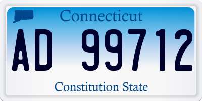 CT license plate AD99712