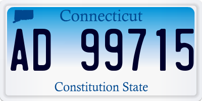 CT license plate AD99715