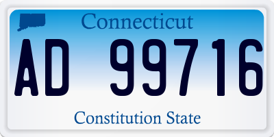 CT license plate AD99716