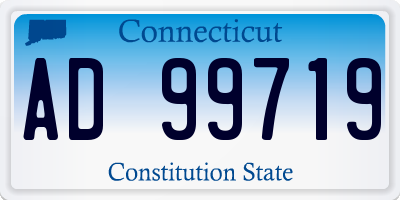 CT license plate AD99719