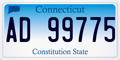 CT license plate AD99775