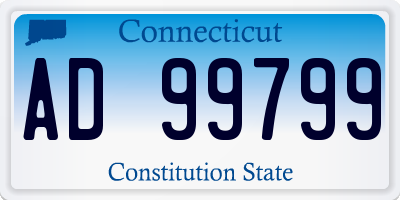 CT license plate AD99799