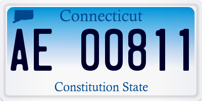 CT license plate AE00811