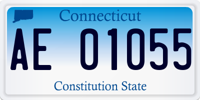 CT license plate AE01055